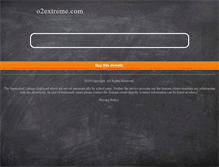 Tablet Screenshot of o2extreme.com